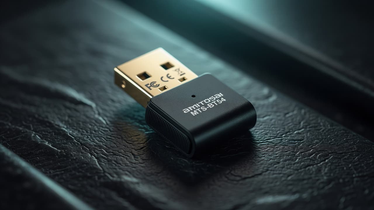 MTS-BT54 — adaptador USB Bluetooth 5.4 AMITOSAI