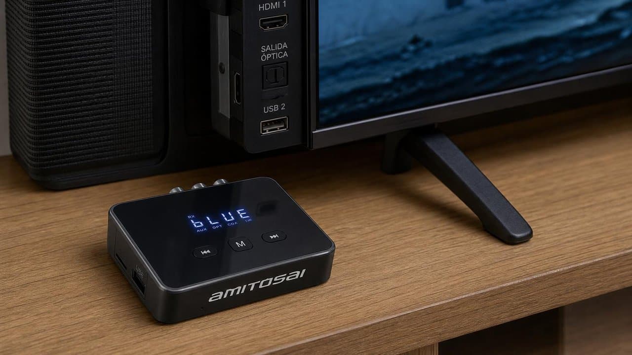 MTS-BTAUDIOPRO en el living — audio de la TV y del equipo sin pelear cables