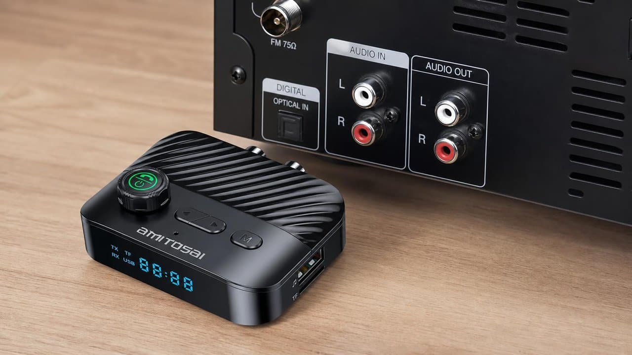 {"kicker":"Living PRO · BT 5.3 · RCA + TF","title":"Hub Bluetooth con volumen y display para el living","body":"TX/RX Bluetooth 5.3 con perilla, display, RCA, jack 3,5 mm, microSD y pendrive. El centro de audio compacto del living — no es el BTSWITCH de un solo auxiliar.","bullets":["Perilla de volumen + display","TF / USB + RCA + 3,5 mm","Bluetooth 5.3 TX y RX"],"cta":"COMPRAR"}
