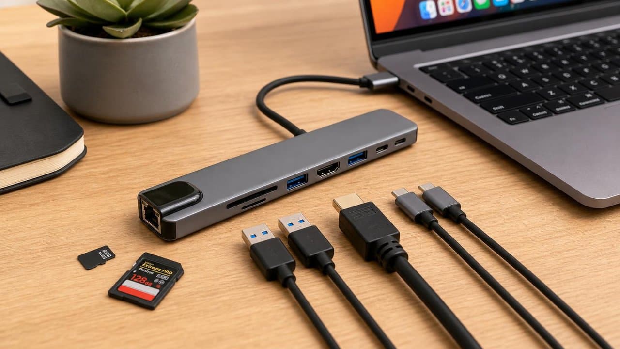 MTS-DOCK81 — hub portable para el día a día