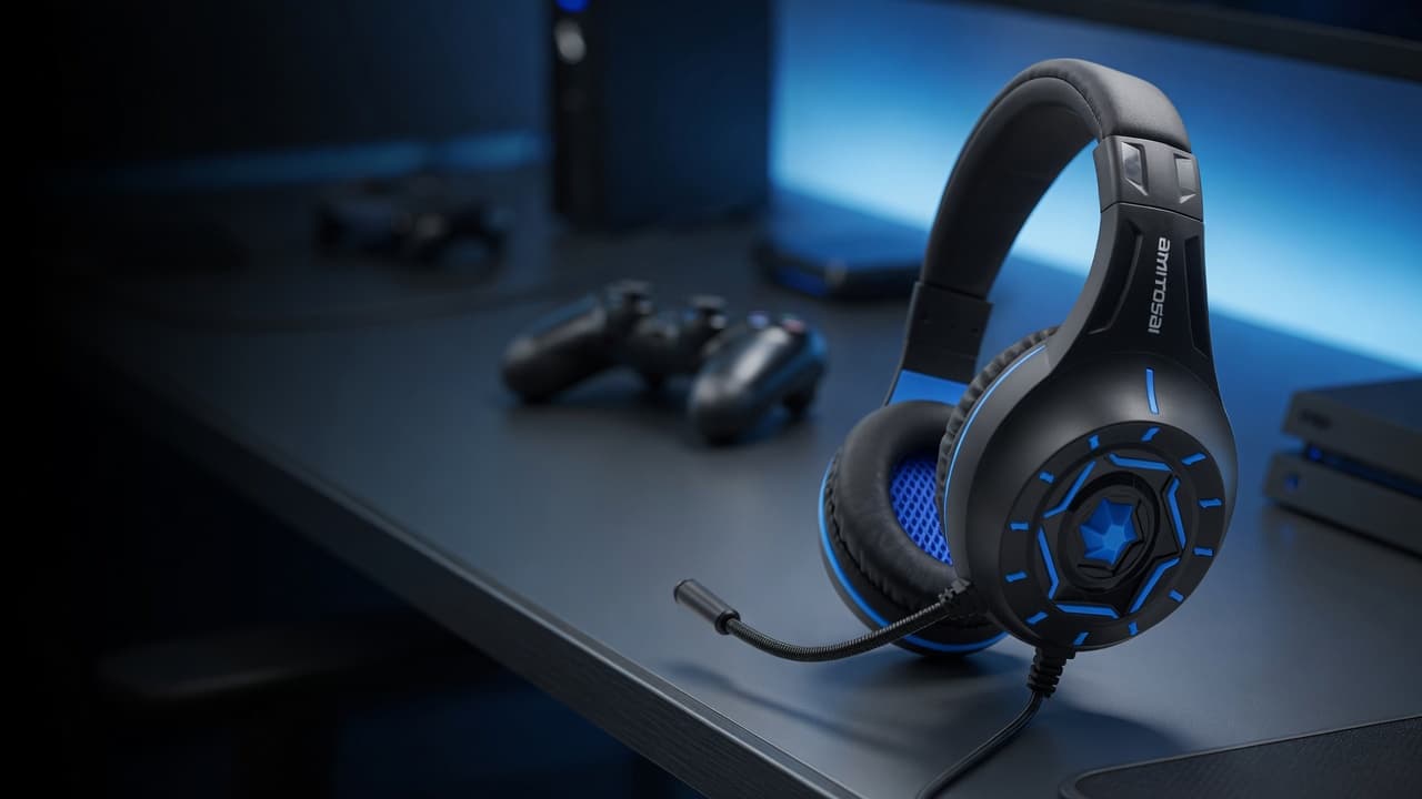 MTS-DROP Azul — equipo gamer con consolas