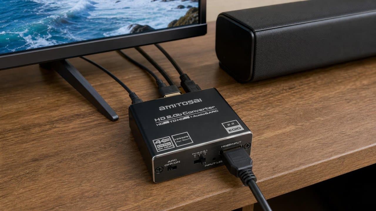 MTS-HDAUDIOXT — extractor HDMI en equipo AV