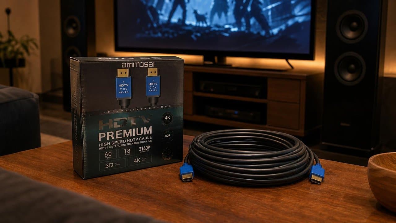 MTS-HDMI4K2500 — cine en casa con cable HDMI premium AMITOSAI
