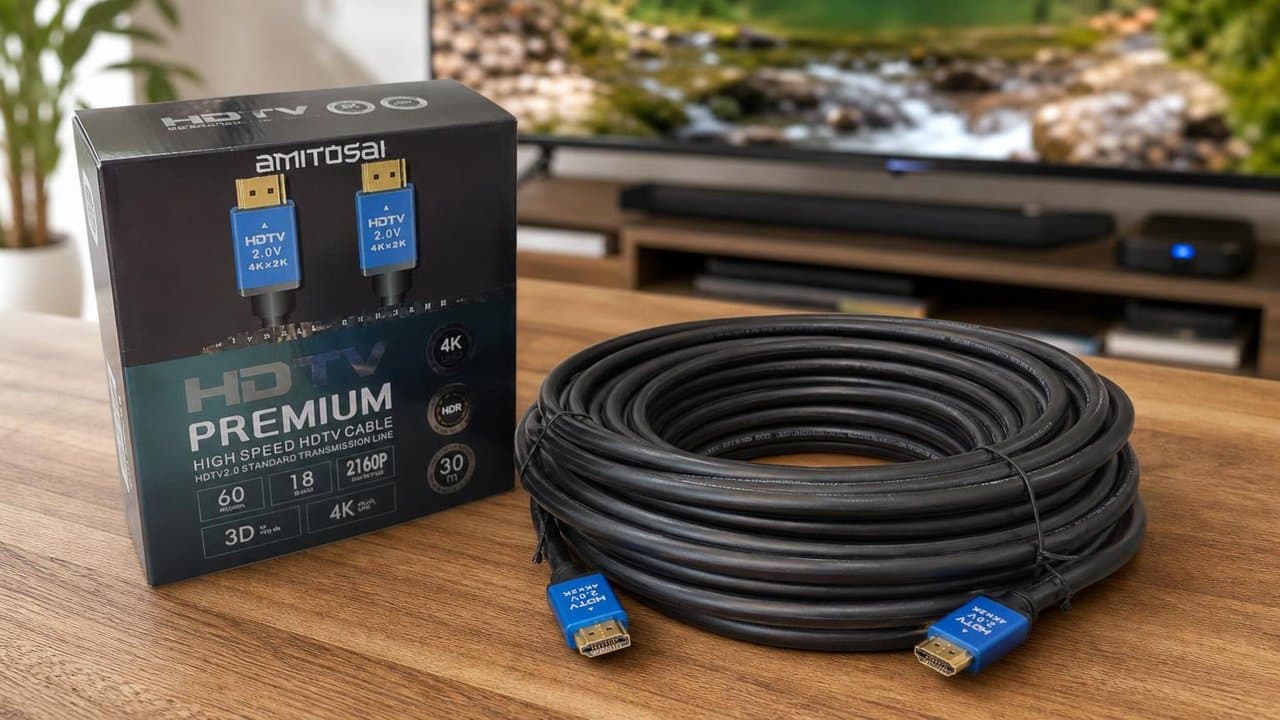 MTS-HDMI4K3000 — conector HDMI premium AMITOSAI en home cinema