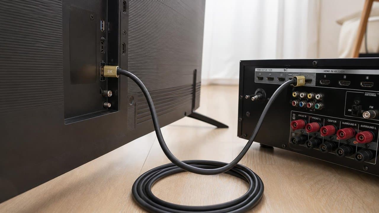 MTS-HDMI8K1000 — 10 m entre rack y TV en home theater