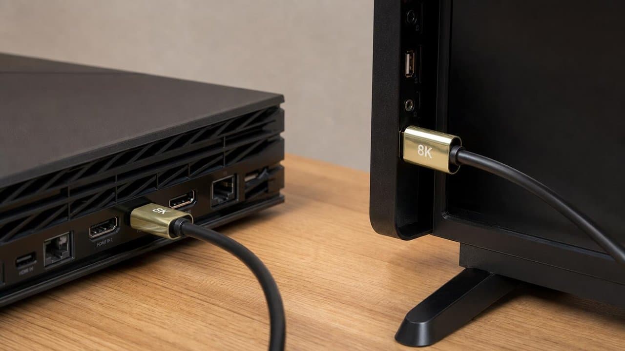 MTS-HDMI8K150 — uso living / home theater HDMI 8K Premium Gold 1,5 m