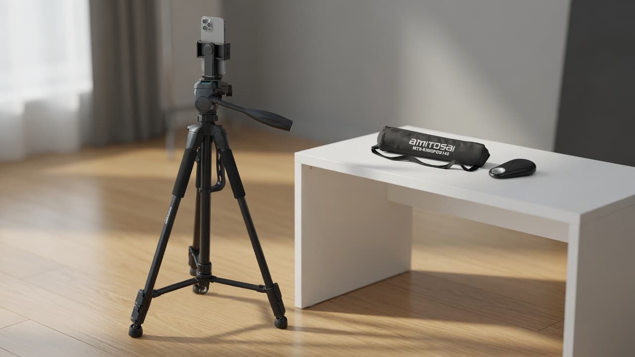 MTS-KINGPOD145 trípode profesional en equipo de estudio / creador de contenido