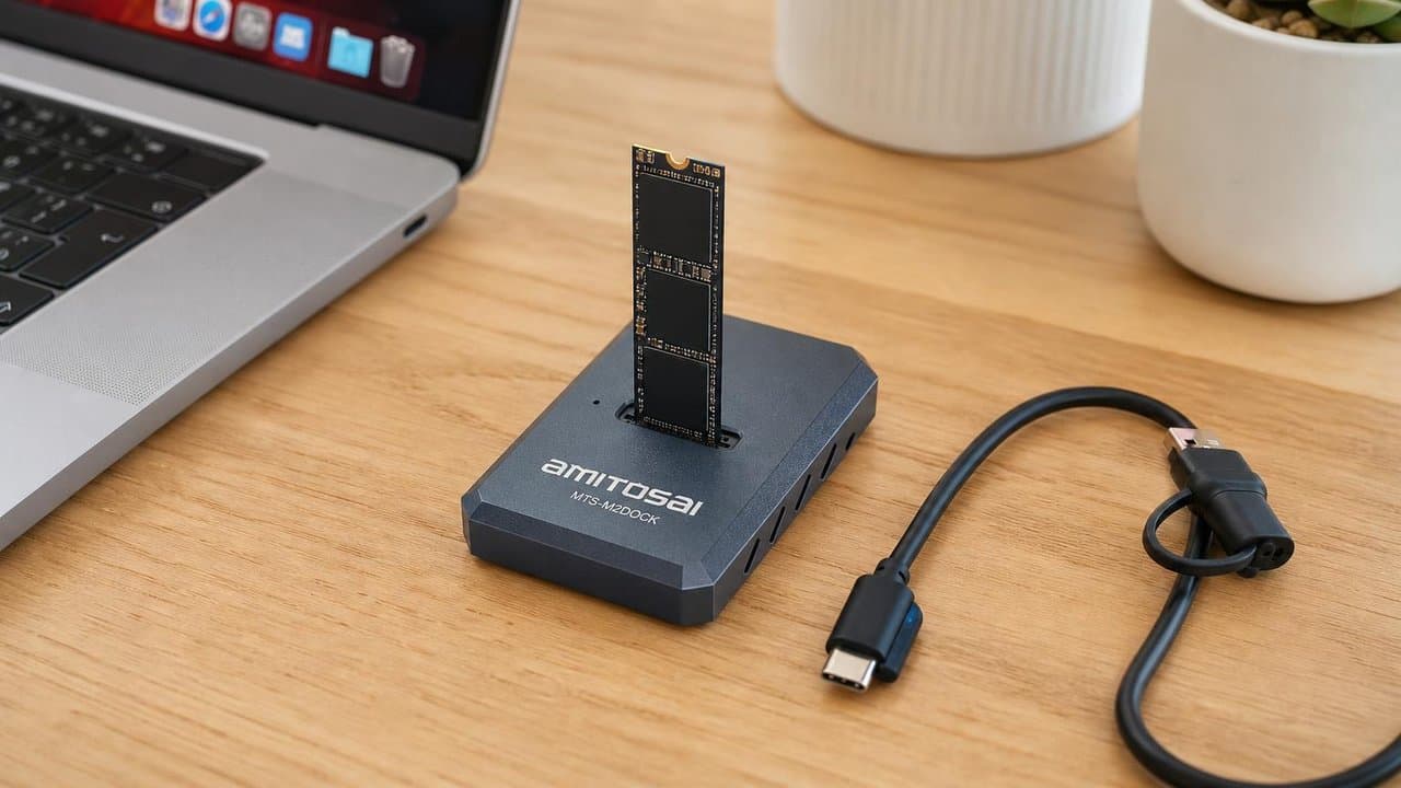 MTS-M2DOCK — tu herramienta portable para discos M.2