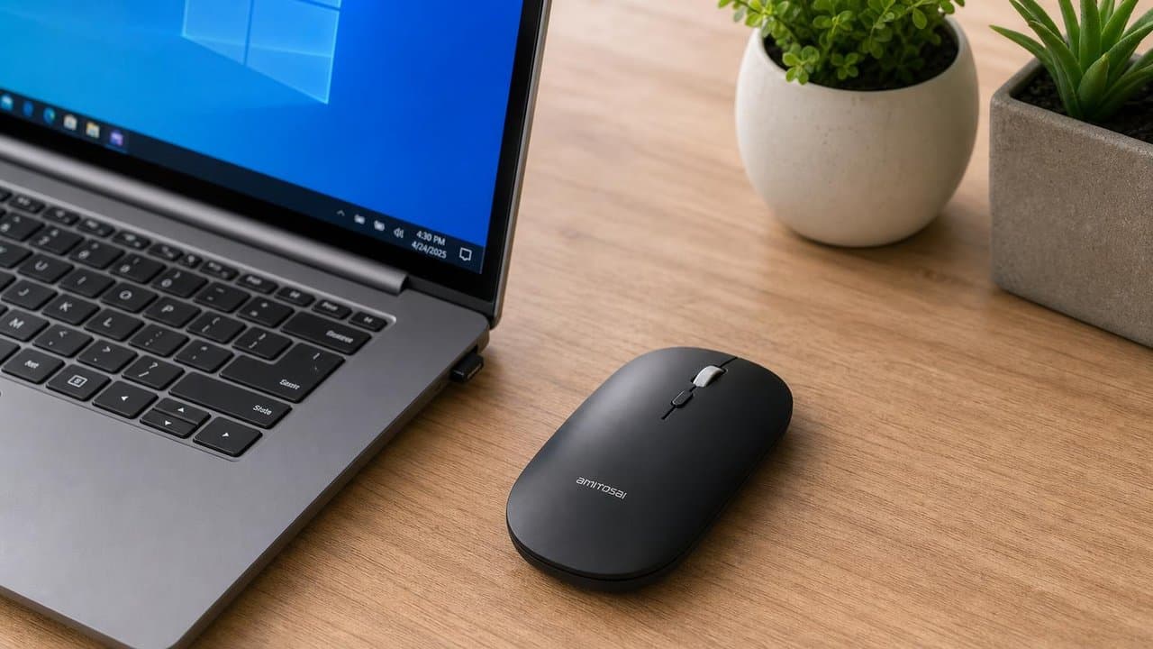MTS-MBT21 Passion Black — home office con notebook