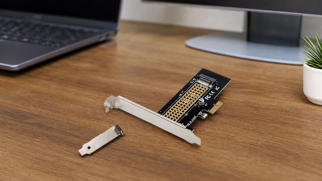 MTS-PCIE1NVME — adaptador compacto AMITOSAI