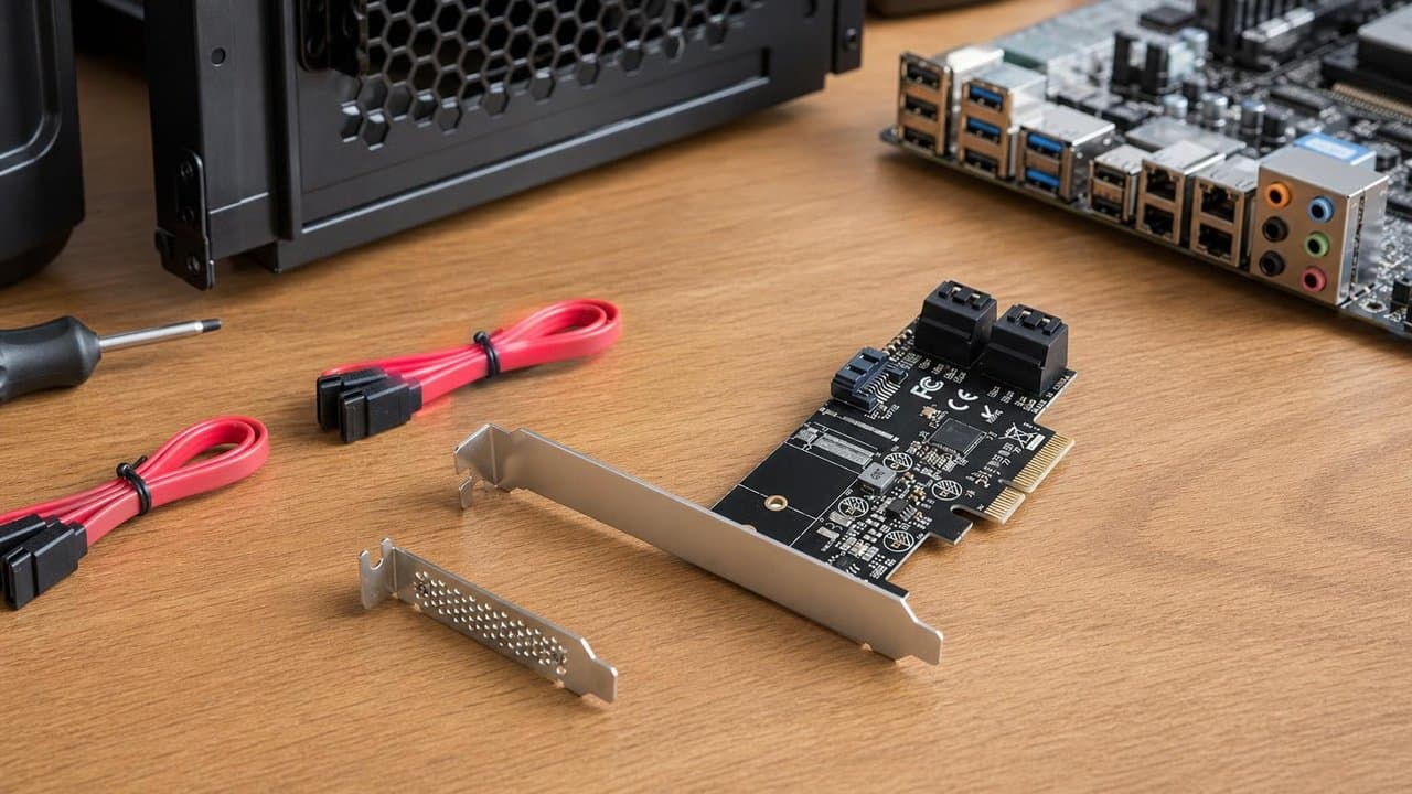 MTS-PCIE5SATA585 — Ni te quedás corto en 4 ni te pasás a 8