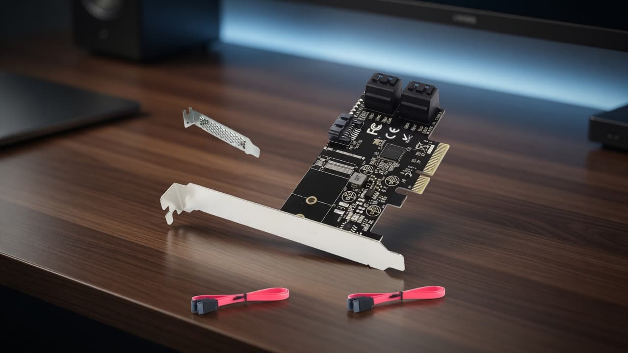 MTS-PCIE5SATA585 — Cinco bahías sin pelear con el instalador