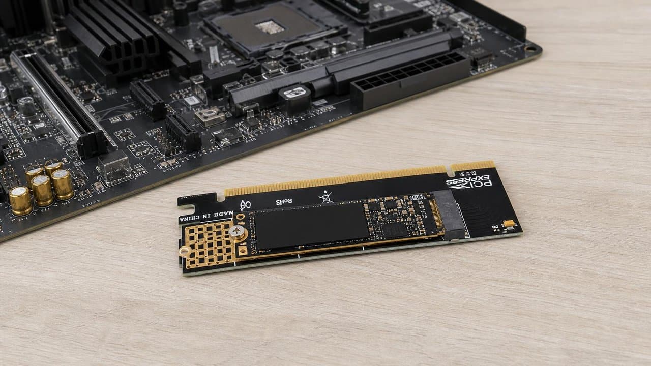 MTS-PCIEX16M2 — NVMe en slot PCIe