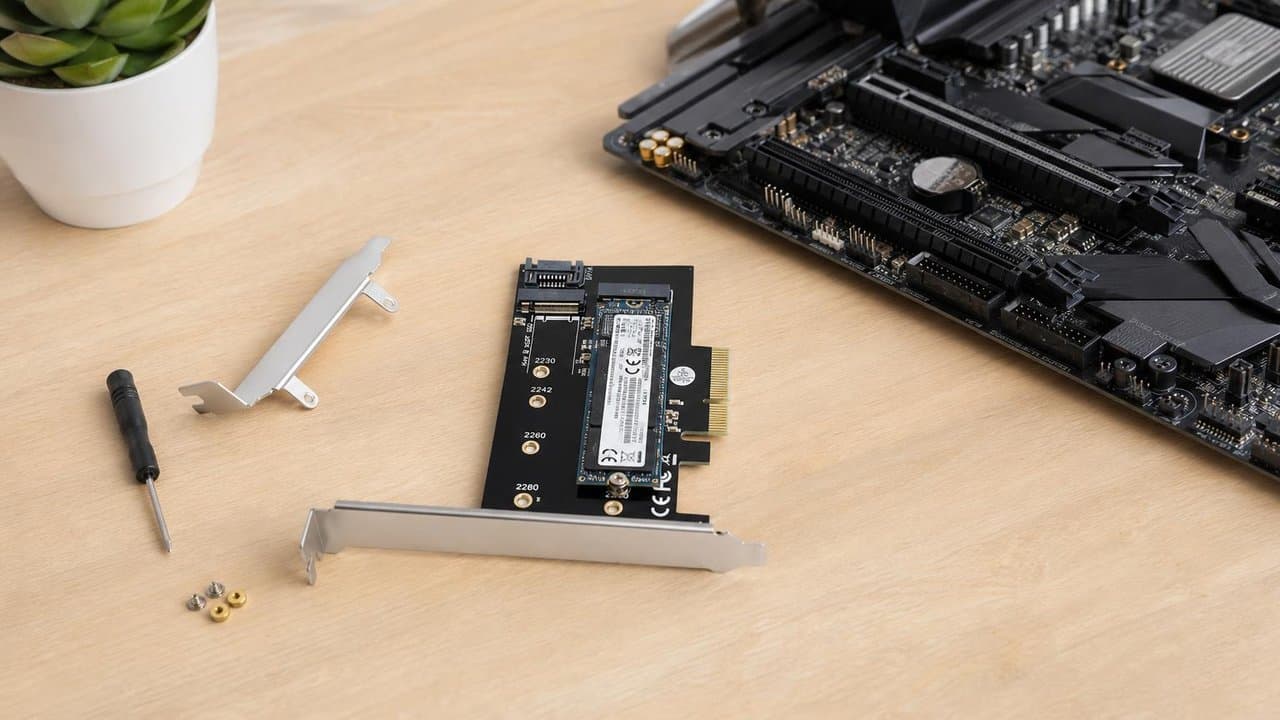 MTS-PCIEX4M2BM — adaptador flexible M.2 en PC