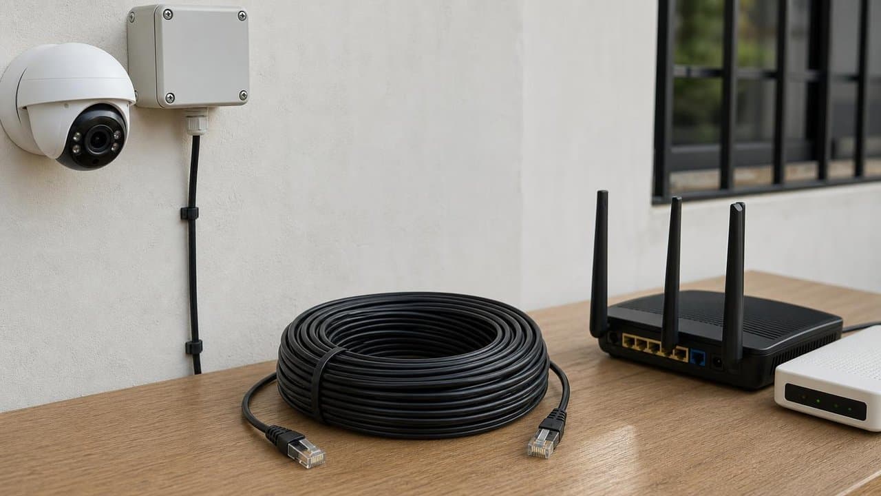 MTS-POUT630 — 30 m Cat 6 exterior para cámara IP y fachada