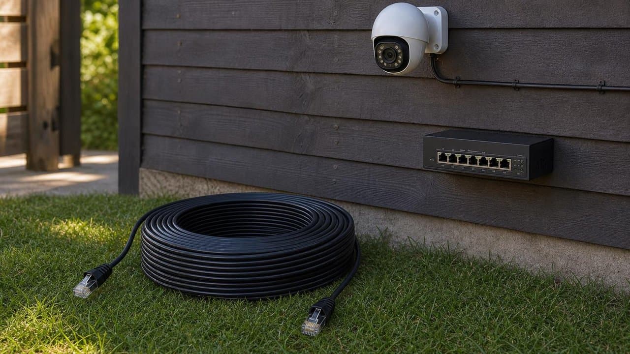 MTS-POUT660 — 60 m Cat 6 exterior para patio, cámara o entre edificios