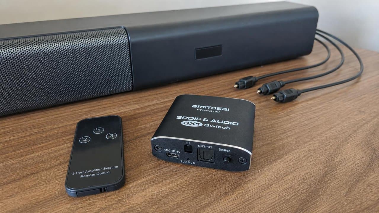 MTS-SWSPDIF — switch óptico en rack AV