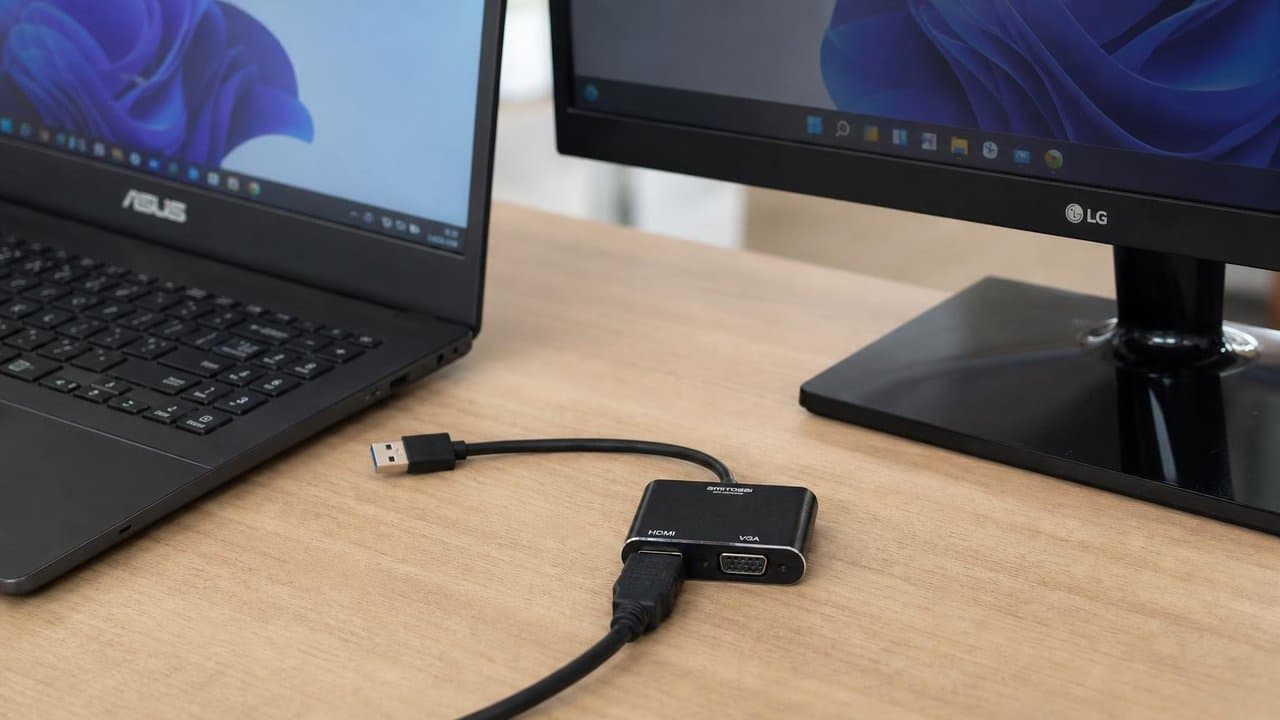 MTS-USB3VIDEO en escritorio — segunda pantalla Full HD por USB 3.0