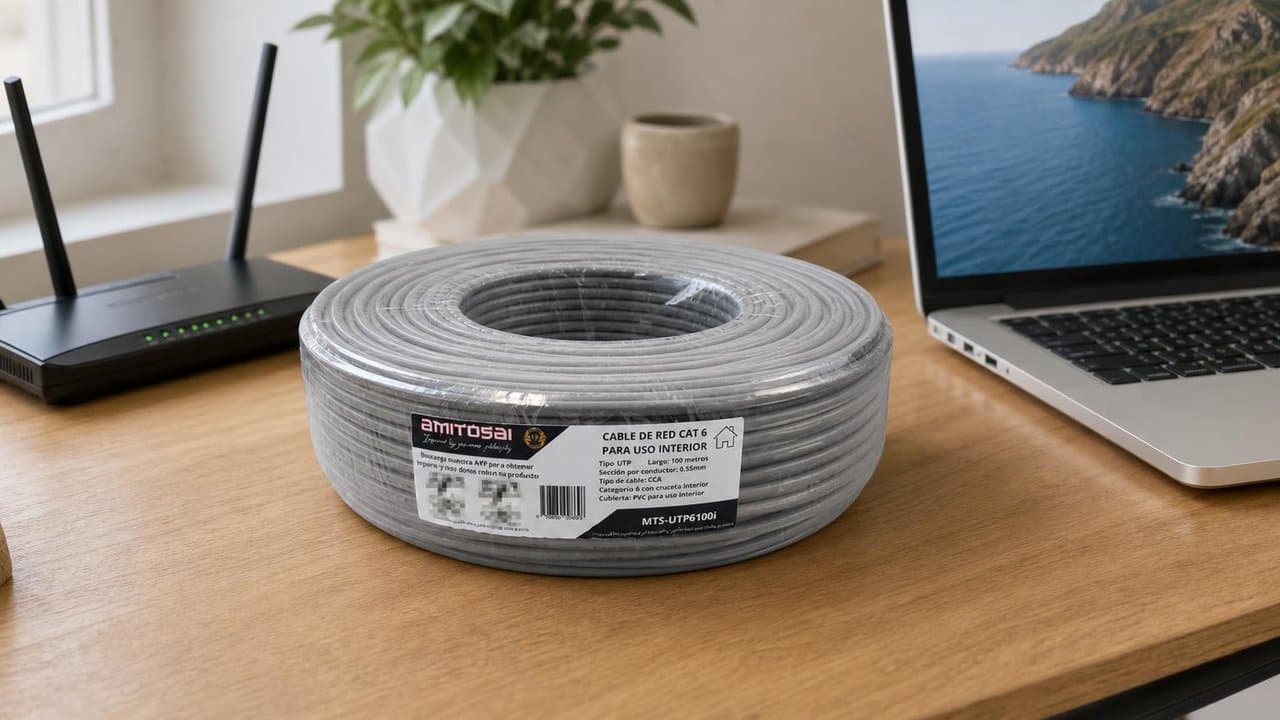 MTS-UTP650I — cable de red Cat 6 interior con marca y garantía