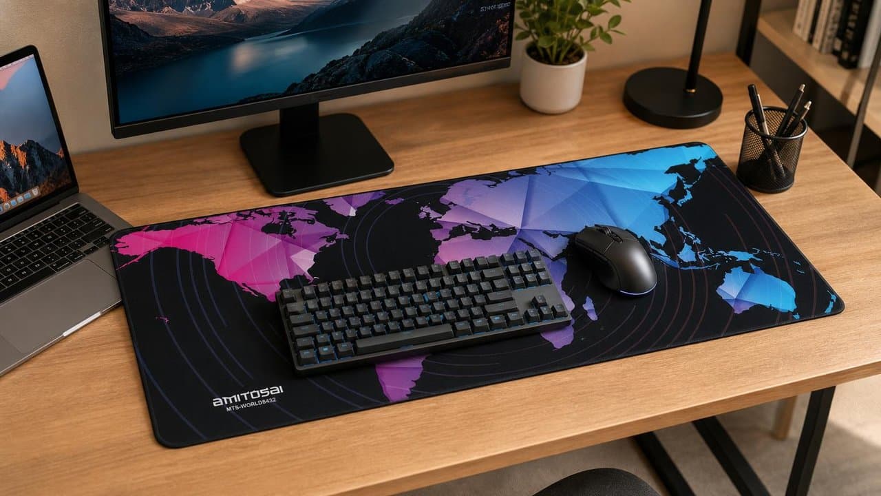 MTS-WORLD8432 — mouse pad mapa mundial XXL