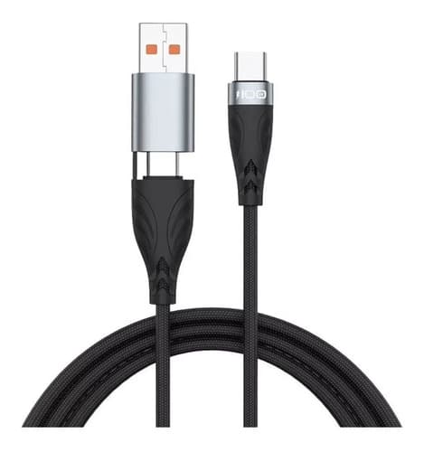MTS-ACCPD100W1 — cable USB-A/C a USB-C 100W negro 1 m (producto solo)