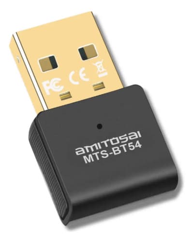 MTS-BT54 — adaptador USB Bluetooth 5.4 compacto AMITOSAI (producto solo)