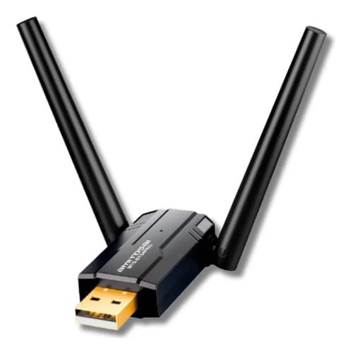 MTS-BT54PRO — adaptador USB Bluetooth 5.4 con dos antenas externas