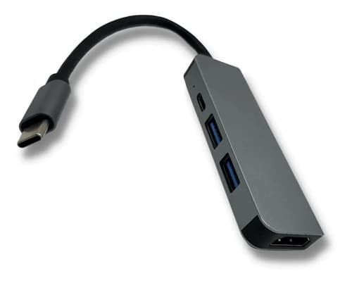 MTS-DOCK41 — hub USB-C 4 en 1 aluminio (producto solo)