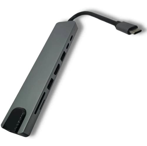 MTS-DOCK81 — docking station USB-C 8 en 1 AMITOSAI (producto solo)
