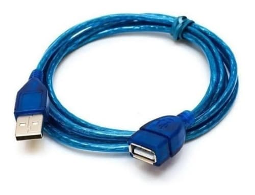 MTS-EXTUSB300 — cable alargue USB 2.0 3 m azul (macho a hembra)