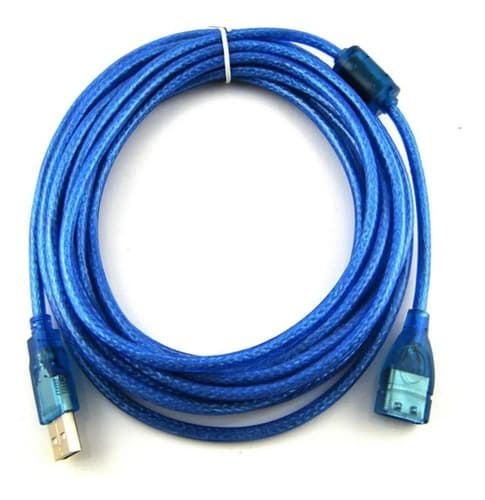 MTS-EXTUSB500 — cable alargue USB 2.0 5 m azul mallado (producto solo)