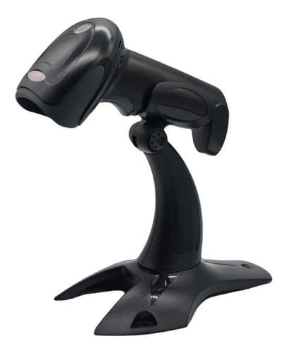 MTS-FREEDOMPRO — lector 2D Bluetooth AMITOSAI sobre base de carga