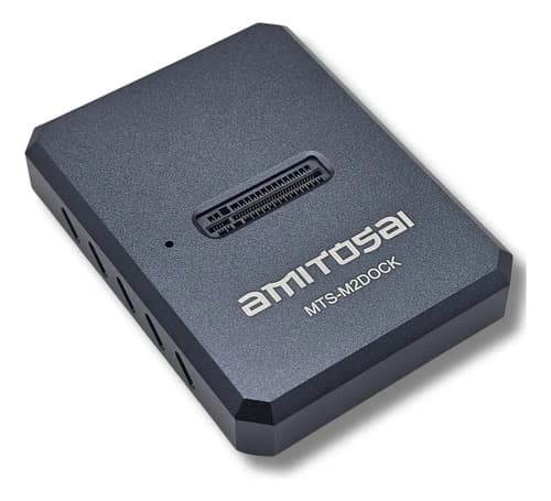 MTS-M2DOCK — dock AMITOSAI para SSD M.2 NVMe y SATA (producto solo)