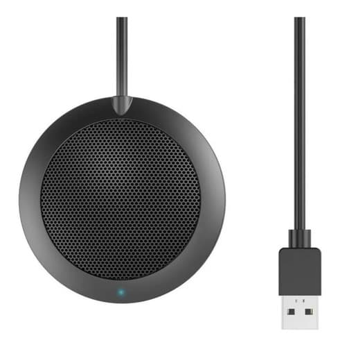 MTS-OMNIMIC — micrófono USB omnidireccional negro metálico con cable USB (producto solo)