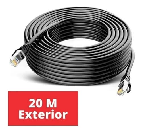 MTS-POUT620 — patch cord Cat 6 exterior 20 m enrollado (producto solo)