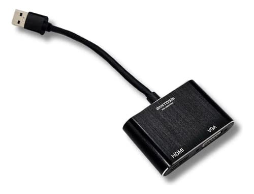 MTS-USB3VIDEO — adaptador USB 3.0 a HDMI y VGA Full HD AMITOSAI (producto solo)