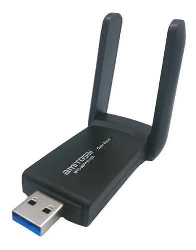 MTS-WIFI1200DA — adaptador USB WiFi dual band con doble antena externa AMITOSAI (producto solo)