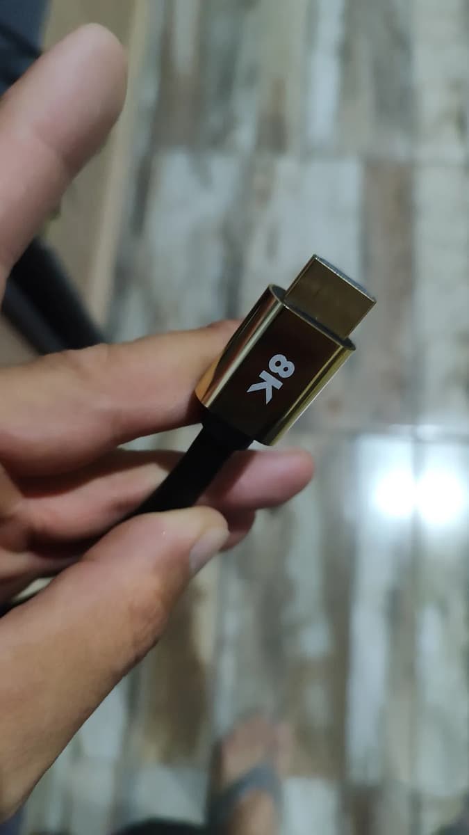 Foto de un cliente del Cable HDMI 2.0 4K premium 5 m AMITOSAI MTS-HDMI4K500