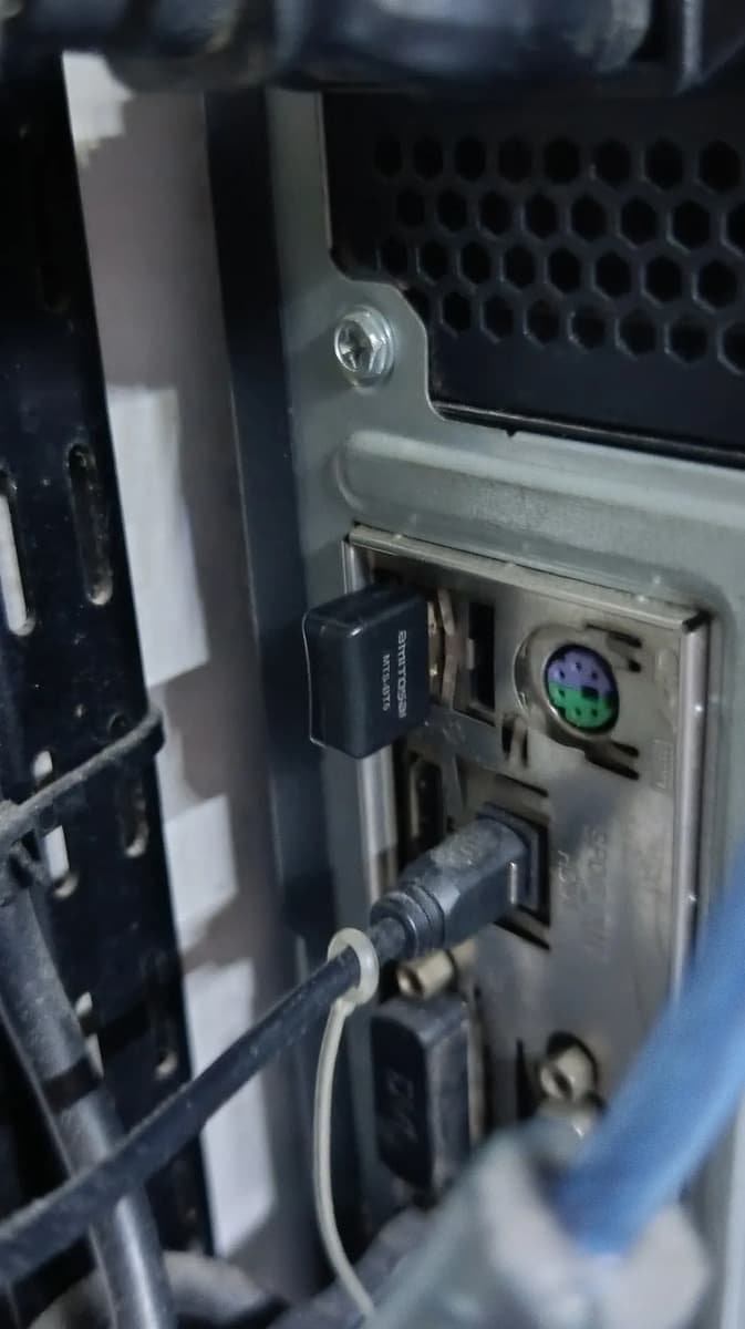 Foto de un cliente del Adaptador USB Bluetooth 5.0 nano AMITOSAI MTS-BT5