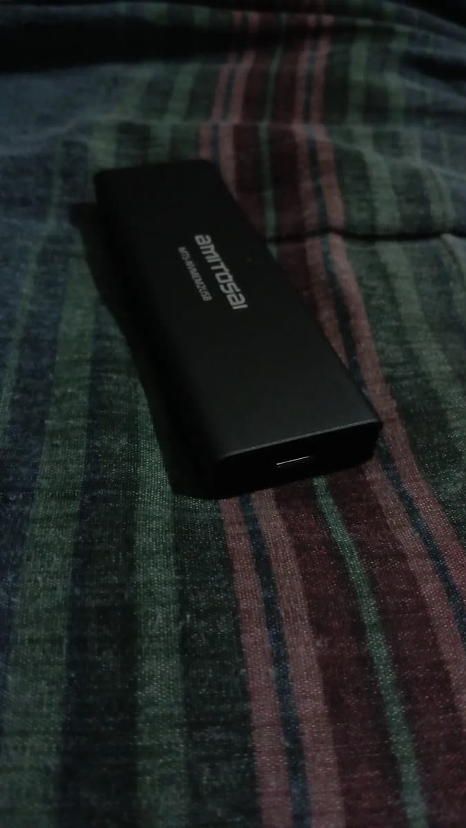 Foto de un cliente del Case M.2 NVMe USB 3.1 AMITOSAI MTS-NVMEM2USB