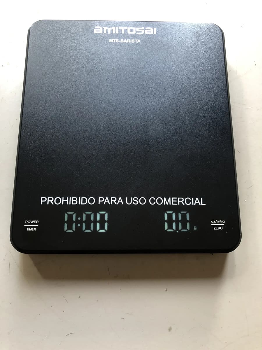 Foto de un cliente del Balanza digital de cocina y café AMITOSAI MTS-BARISTA