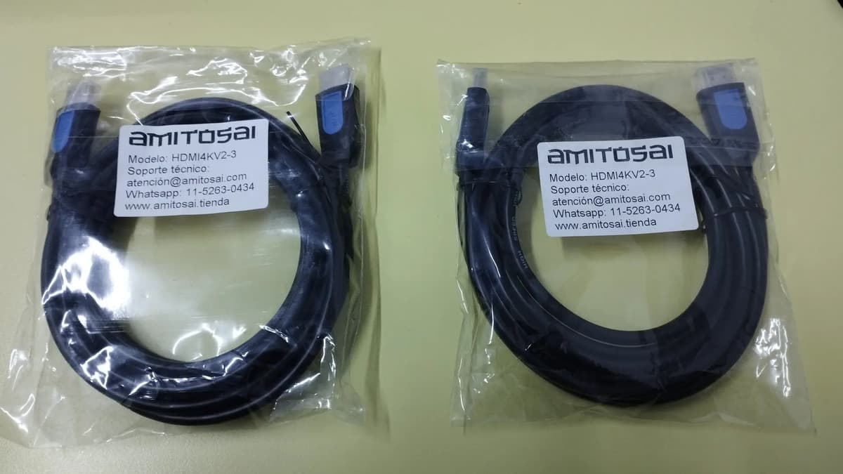 Foto de un cliente del Cable HDMI 2.0 4K 3 m AMITOSAI MTS-HDMI4KV2-3